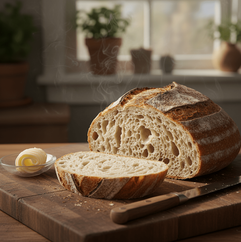 Der Duft von Zuhause: Dein erstes Sauerteigbrot backen - Valanoa