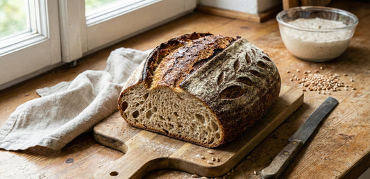 Gesundes Brot backen: Das "Happy Gut" Dinkel-Rezept für 2026 - Valanoa