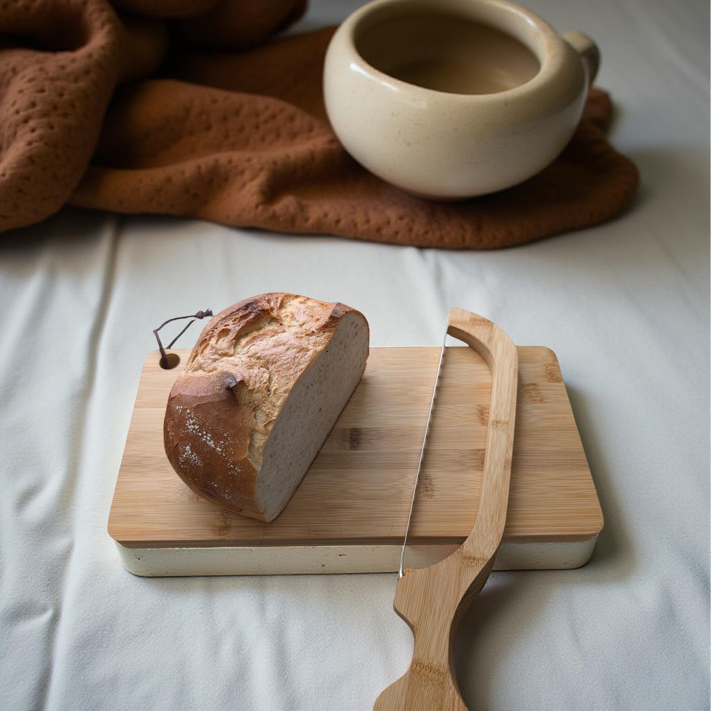 Brotschneide - Set mit Bogenmesser - Valanoa