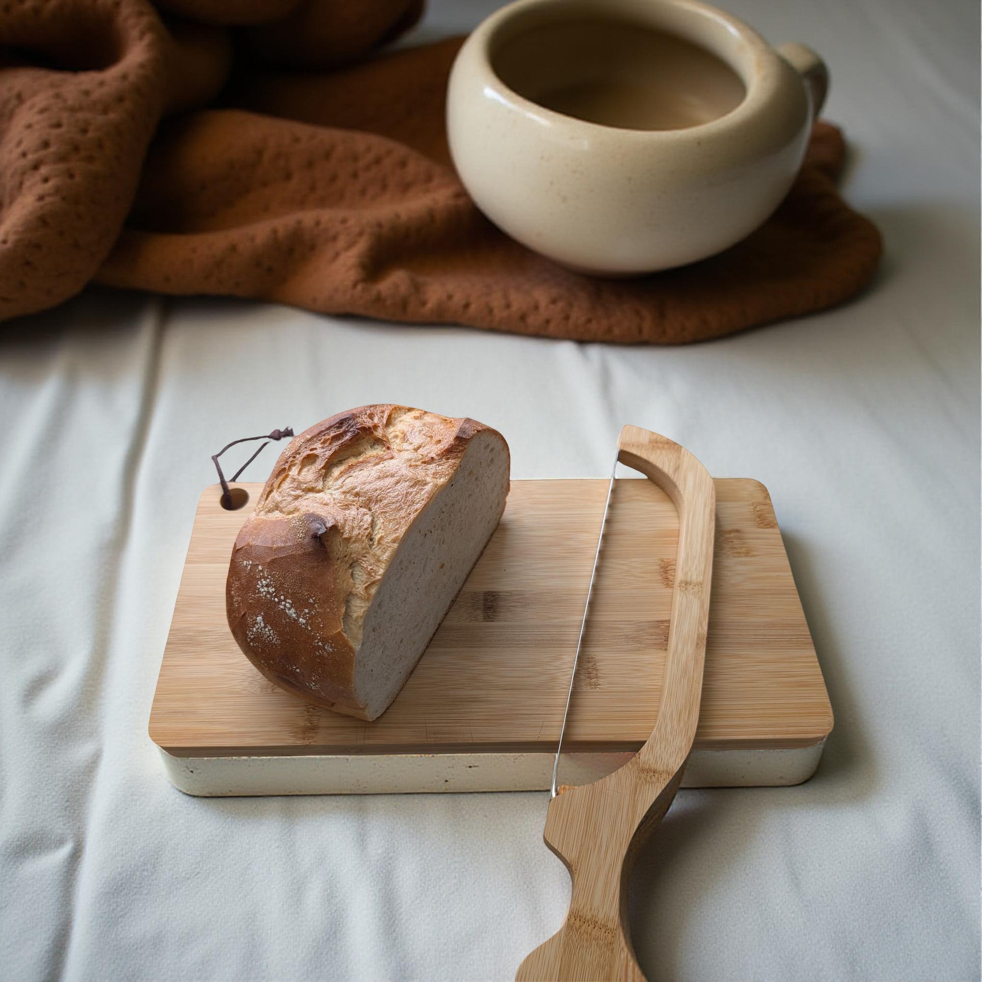 Brotschneide - Set mit Bogenmesser - Valanoa