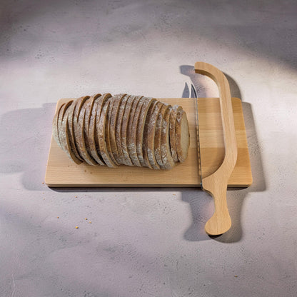 Brotschneide-Set mit Bogenmesser - Valanoa